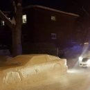 Невероятно, но факт! Глобиха автомобил от сняг за... неправилно паркиране