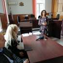 Първа беседа с ученици за повече отговорност на пътя в Районен съд - Враца