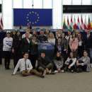 Ученици от езиковата гимназия в Монтана станаха парламентаристи в Страсбург