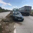 Турски ТИР изблъска лек автомобил на Е-79 между Враца и Мездра