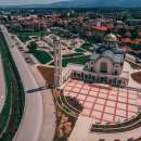 Звън на камбани за първа литургия в храм "Свети дух" в Монтана