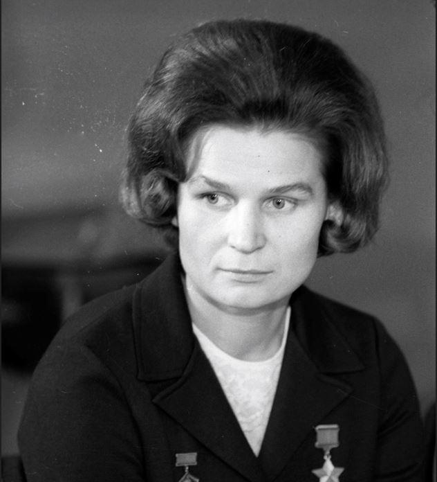 “Pilot-cosmonaut Valentina Vladimirovna Tereshkova”. First woman in space, Hero of the Soviet Union Valentina Tereshkova