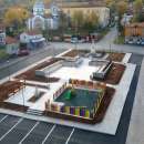 С водосвет и огнен спектакъл официално откриха обновения площад в село Моравица