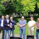 Евродепутатът Ангел Джамбазки посети село Галиче за предизборен митинг